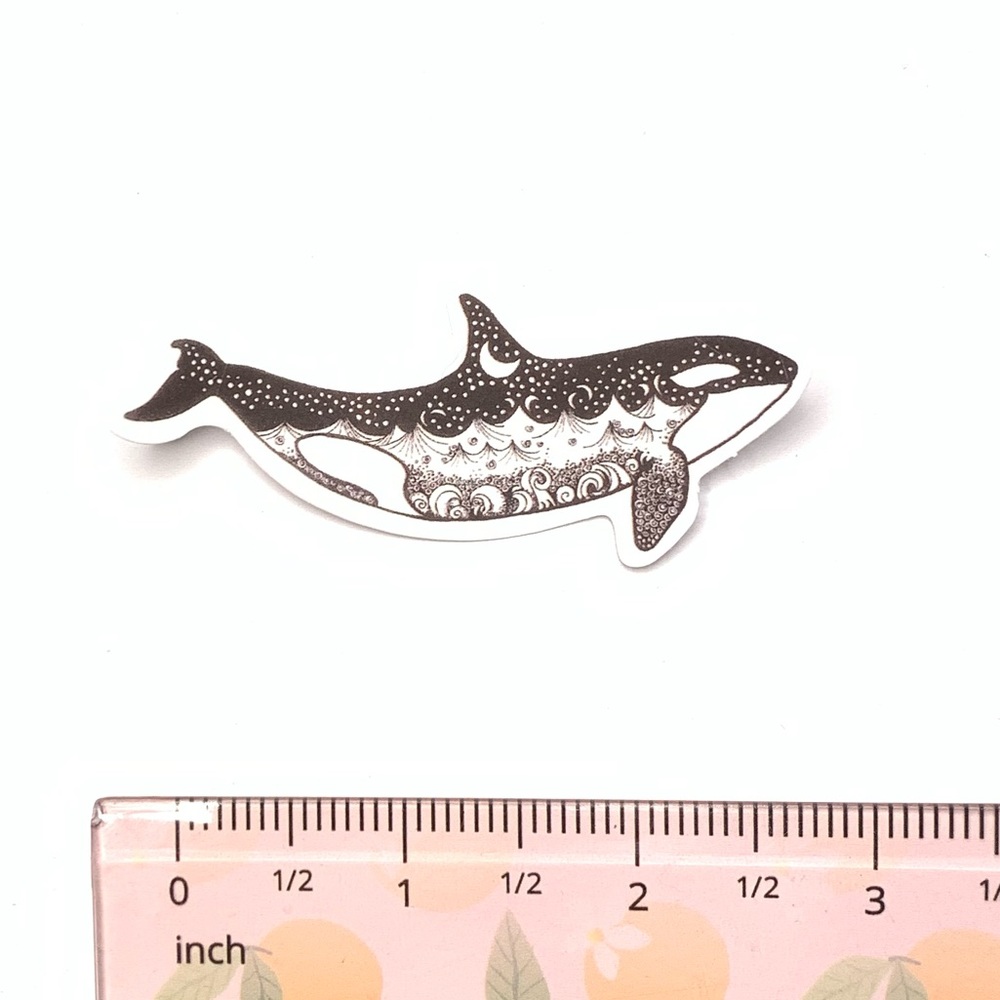 Whale Vinyl Sticker - Picture 2 of 2